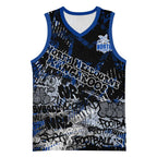 North Melbourne Kangaroos Basketball Jersey Urban Graffiti Street Art - Bold Abstract Spray Paint
