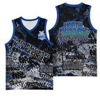 North Melbourne Kangaroos Basketball Jersey Urban Graffiti Street Art - Bold Abstract Spray Paint