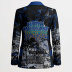 North Melbourne Kangaroos Blazer Urban Graffiti Street Art - Bold Abstract Spray Paint