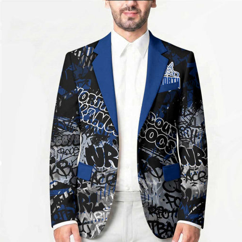 North Melbourne Kangaroos Blazer Urban Graffiti Street Art - Bold Abstract Spray Paint