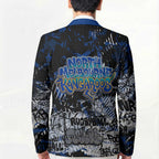 North Melbourne Kangaroos Blazer Urban Graffiti Street Art - Bold Abstract Spray Paint