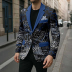 North Melbourne Kangaroos Blazer Urban Graffiti Street Art - Bold Abstract Spray Paint