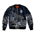 North Melbourne Kangaroos Bomber Jacket Urban Graffiti Street Art - Bold Abstract Spray Paint