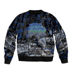 North Melbourne Kangaroos Bomber Jacket Urban Graffiti Street Art - Bold Abstract Spray Paint