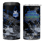 North Melbourne Kangaroos 4 in 1 Can Cooler Tumbler Urban Graffiti Street Art - Bold Abstract Spray Paint