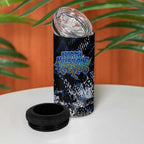 North Melbourne Kangaroos 4 in 1 Can Cooler Tumbler Urban Graffiti Street Art - Bold Abstract Spray Paint