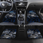 North Melbourne Kangaroos Car Mats Urban Graffiti Street Art - Bold Abstract Spray Paint