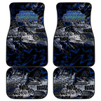 North Melbourne Kangaroos Car Mats Urban Graffiti Street Art - Bold Abstract Spray Paint