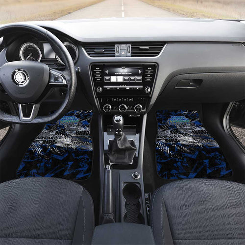 North Melbourne Kangaroos Car Mats Urban Graffiti Street Art - Bold Abstract Spray Paint