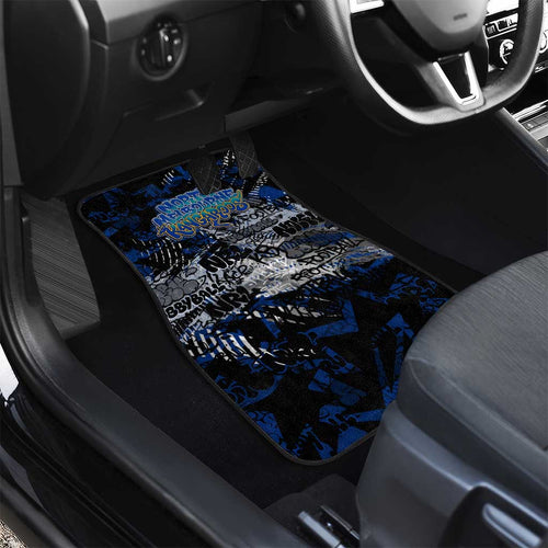 North Melbourne Kangaroos Car Mats Urban Graffiti Street Art - Bold Abstract Spray Paint