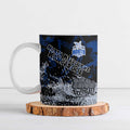 North Melbourne Kangaroos Ceramic Mug Urban Graffiti Street Art - Bold Abstract Spray Paint