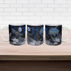 North Melbourne Kangaroos Ceramic Mug Urban Graffiti Street Art - Bold Abstract Spray Paint