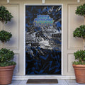 North Melbourne Kangaroos Door Cover Urban Graffiti Street Art - Bold Abstract Spray Paint