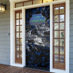 North Melbourne Kangaroos Door Cover Urban Graffiti Street Art - Bold Abstract Spray Paint