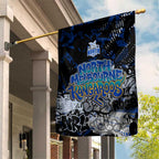 North Melbourne Kangaroos Garden Flag Urban Graffiti Street Art - Bold Abstract Spray Paint