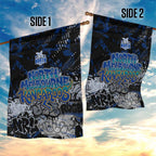 North Melbourne Kangaroos Garden Flag Urban Graffiti Street Art - Bold Abstract Spray Paint