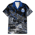 North Melbourne Kangaroos Hawaiian Shirt Urban Graffiti Street Art - Bold Abstract Spray Paint