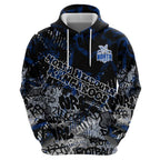 North Melbourne Kangaroos Hoodie Urban Graffiti Street Art - Bold Abstract Spray Paint