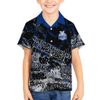 North Melbourne Kangaroos Kid Hawaiian Shirt Urban Graffiti Street Art - Bold Abstract Spray Paint