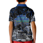 North Melbourne Kangaroos Kid Polo Shirt Urban Graffiti Street Art - Bold Abstract Spray Paint