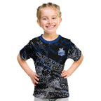 North Melbourne Kangaroos Kid T Shirt Urban Graffiti Street Art - Bold Abstract Spray Paint