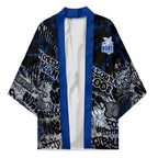 North Melbourne Kangaroos Kimono Urban Graffiti Street Art - Bold Abstract Spray Paint