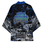 North Melbourne Kangaroos Kimono Urban Graffiti Street Art - Bold Abstract Spray Paint