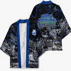 North Melbourne Kangaroos Kimono Urban Graffiti Street Art - Bold Abstract Spray Paint