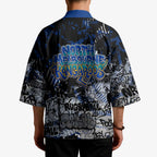 North Melbourne Kangaroos Kimono Urban Graffiti Street Art - Bold Abstract Spray Paint