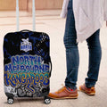 North Melbourne Kangaroos Luggage Cover Urban Graffiti Street Art - Bold Abstract Spray Paint