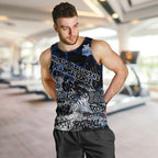 North Melbourne Kangaroos Men Tank Top Urban Graffiti Street Art - Bold Abstract Spray Paint