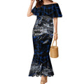 North Melbourne Kangaroos Mermaid Dress Urban Graffiti Street Art - Bold Abstract Spray Paint