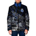 North Melbourne Kangaroos Padded Jacket Urban Graffiti Street Art - Bold Abstract Spray Paint