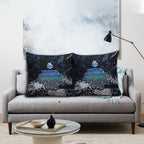 North Melbourne Kangaroos Pillow Cover Urban Graffiti Street Art - Bold Abstract Spray Paint