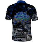 North Melbourne Kangaroos Polo Shirt Urban Graffiti Street Art - Bold Abstract Spray Paint