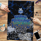 North Melbourne Kangaroos Puzzle Urban Graffiti Street Art - Bold Abstract Spray Paint
