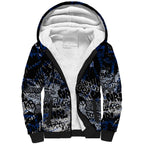 North Melbourne Kangaroos Sherpa Hoodie Urban Graffiti Street Art - Bold Abstract Spray Paint