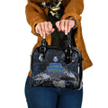 North Melbourne Kangaroos Shoulder Handbag Urban Graffiti Street Art - Bold Abstract Spray Paint