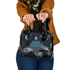 North Melbourne Kangaroos Shoulder Handbag Urban Graffiti Street Art - Bold Abstract Spray Paint