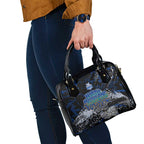 North Melbourne Kangaroos Shoulder Handbag Urban Graffiti Street Art - Bold Abstract Spray Paint