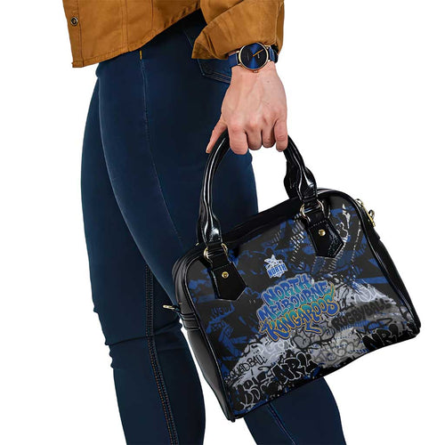 North Melbourne Kangaroos Shoulder Handbag Urban Graffiti Street Art - Bold Abstract Spray Paint