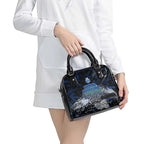 North Melbourne Kangaroos Shoulder Handbag Urban Graffiti Street Art - Bold Abstract Spray Paint
