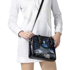 North Melbourne Kangaroos Shoulder Handbag Urban Graffiti Street Art - Bold Abstract Spray Paint