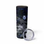 North Melbourne Kangaroos Skinny Tumbler Urban Graffiti Street Art - Bold Abstract Spray Paint