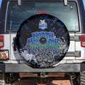 North Melbourne Kangaroos Spare Tire Cover Urban Graffiti Street Art - Bold Abstract Spray Paint