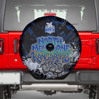 North Melbourne Kangaroos Spare Tire Cover Urban Graffiti Street Art - Bold Abstract Spray Paint
