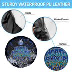 North Melbourne Kangaroos Spare Tire Cover Urban Graffiti Street Art - Bold Abstract Spray Paint