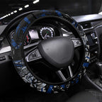 North Melbourne Kangaroos Steering Wheel Cover Urban Graffiti Street Art - Bold Abstract Spray Paint