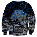 North Melbourne Kangaroos Sweatshirt Urban Graffiti Street Art - Bold Abstract Spray Paint