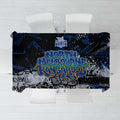 North Melbourne Kangaroos Tablecloth Urban Graffiti Street Art - Bold Abstract Spray Paint
